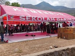 Kemensos Pastikan Seluruh Tenda Pengungsi Lewotobi Tahan Hujan & Genangan
