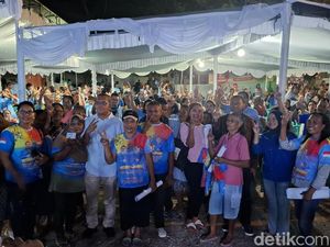 Kampanye di Oeba, Melki-Jhoni Klaim Didukung Prabowo-Gibran