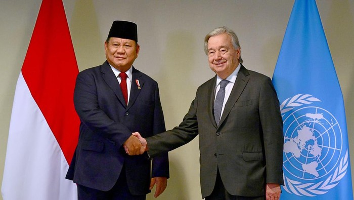 Presiden Prabowo Subianto berjumpa dengan Sekjen PBB António Guterres di sela rangkaian KTT G20 di Rio de Janeiro, Brasil Presiden Prabowo Subianto berjumpa dengan Sekjen PBB António Guterres di sela rangkaian KTT G20 di Rio de Janeiro, Brasil