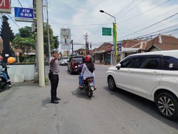 Satlantas Polres Batu Perkuat Penjagaan di Titik Rawan Kecelakaan-Macet