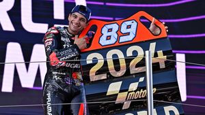 Selebrasi Jorge Martin Sang Juara Dunia MotoGP 2024