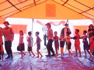 Polri Kirim Tim Pemulihan Trauma Korban Terdampak Erupsi Lewotobi