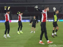 Timnas Indonesia Panaskan Mesin Jelang Melawan Arab Saudi di GBK