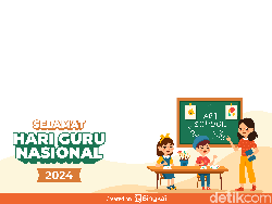 10 Twibbon Hari Guru Nasional 2024 Baru dan Gratis, Bagikan ke Medsos!