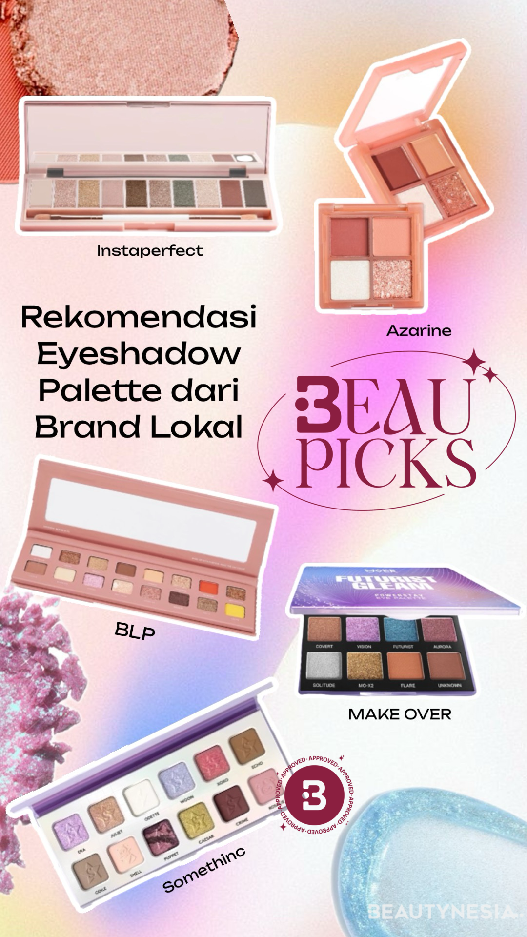 BeauPicks: 5 Rekomendasi Eyeshadow Palette dari Brand Lokal