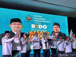 Didukung Ikatan Keluarga Minangkabau di Jakarta, RK Janji Perhatikan Pedagang