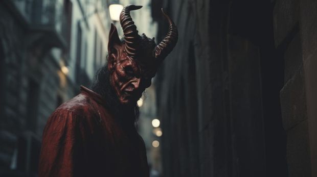 Ilustrasi Raja Iblis, Azazil, Demon, Devil.