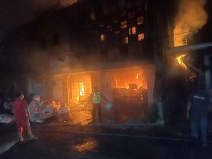 Ruko-Gudang Pakan Hewan Terbakar di Tabanan, Kerugian Rp 1 Miliar
