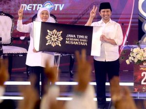 Khofifah-Emil Ungkap Makna Jatim Gerbang Baru Nusantara Saat Debat Pilgub Khofifah-Emil Ungkap Makna Jatim Gerbang Baru Nusantara Saat Debat Pilgub