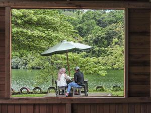 Nongkrong Asik di Wisata Danau Lingkat Kerinci
