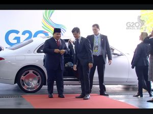 Mobil Mewah Putih yang Dipakai Presiden Prabowo Hadiri KTT G20 di Brasil