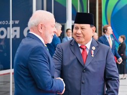 Prabowo Tiba di KTT G20 Brasil, Disambut Presiden Lula da Silva