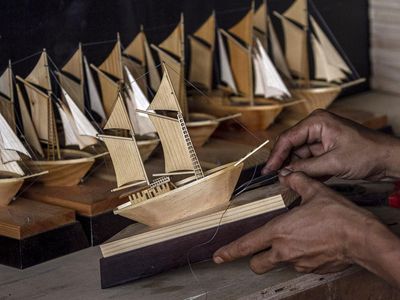 Mantap! Kerajinan Limbah Kayu dari Banten Tembus Pasar Luar Negeri