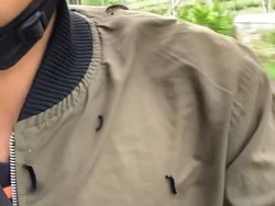 Serbuan Ulat Jati di Jalanan Gunungkidul, Pemotor Sampai Pakai Jas Hujan