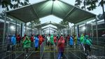 Suporter Rela Hujan-hujan untuk Dukung Timnas Indonesia di GBK