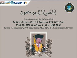 Prof HM Guntoro, Rektor Untag Cirebon Meninggal Dunia