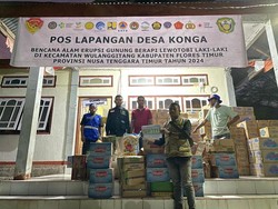 BMH-SAR Hidayatullah Beri Bantuan untuk Penyintas Erupsi Gunung Lewotobi