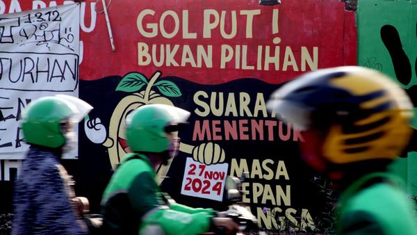 Deretan Mural Sosialisasikan Pilkada 2024