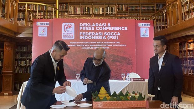 Federasi Socca Indonesia resmi dibentuk Selasa (19/11/2024) siang WIB.