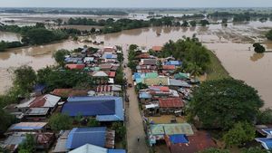 Foto Udara Banjir Merendam Filipina