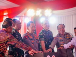 Kapolri-Panglima TNI Launching Gugus Tugas Polri Dukung Program Ketahanan Pangan Prabowo
