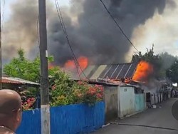 Kebakaran di Kompleks Lapas Makassar Hanguskan 2 Rumah, Wanita Lansia Tewas