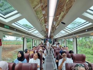 Menaiki Kereta Panoramic, Memandangi Sawah hingga Langit Tanpa Hambatan