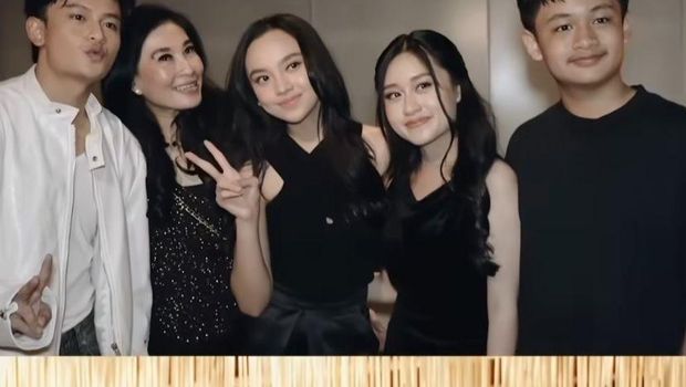 Lyodra dan keluarga Randy Martin Lyodra dan keluarga Randy Martin