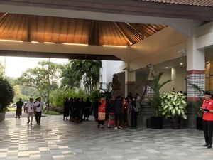 Suasana BNDCC Jelang Debat Ketiga Pilgub Bali Suasana BNDCC Jelang Debat Ketiga Pilgub Bali