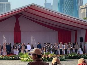 Gibran Hadiri Apel Siaga Bawaslu Jelang Pilkada Serentak 2024 Gibran Hadiri Apel Siaga Bawaslu Jelang Pilkada Serentak 2024