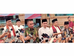 Hitungan Tim RK-Suswono: RIDO 40,17%, Dharma-Kun 10,55%, Pramono-Rano 49,28%