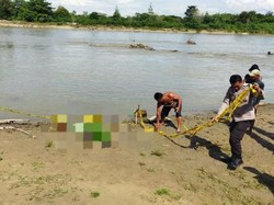 Mayat Pria Ditemukan Mengapung di Sungai Bone Bolango, Polisi Evakuasi