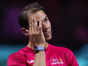 Ekspresi Rafael Nadal Usai Umumkan Gantung Raket