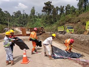 Pekerja Tambang di Halteng Tewas Terlindas Truk Sendiri gegara Rem Blong