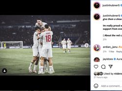 Perayaan Pemain Timnas di Instagram, Hubner Paling Gokil