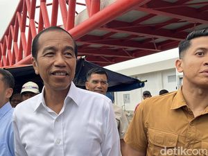 Jokowi Sambangi Proyek Rel Layang Joglo, Singgung Keberlanjutan Jokowi Sambangi Proyek Rel Layang Joglo, Singgung Keberlanjutan