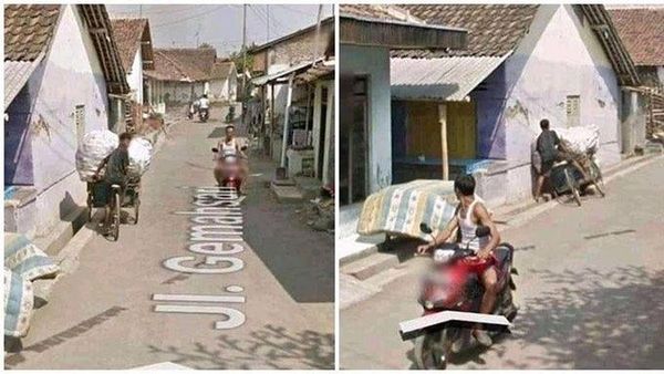 Kumpulan Orang Random di Google Street View, di Luar Nurul