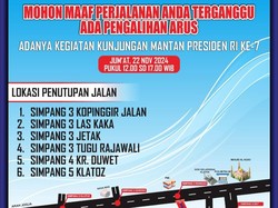 Hari Ini Jokowi Pawai Sapa Warga Klaten, Berikut Rekayasa Lalinnya