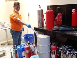 TKP Pria Tewas dalam Ledakan di Jakut Jadi Tempat Usaha Isi Ulang APAR