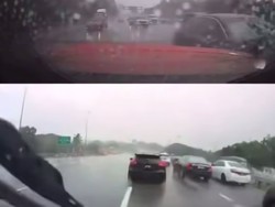 Heboh Konvoi Mobil VIP Tabrak Mobil Warga sampai Ringsek