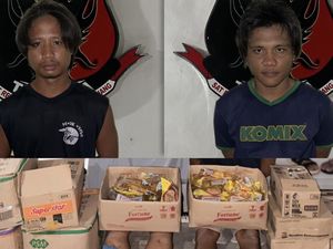 Kecanduan Sabu dan Judol, Dua Pria di Pangkalpinang Curi Sembako