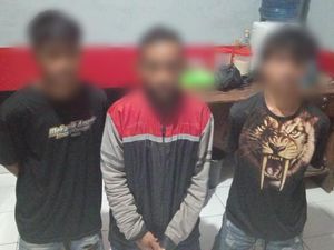 Tiga Petani Curi HP-Uang Jutaan Rupiah Saat Pemilik Rumah Tidur Pulas