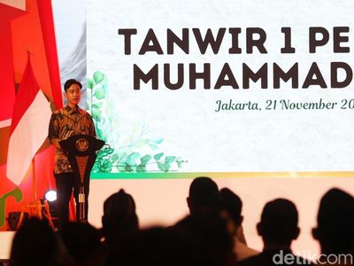 Potret Gibran Buka Tanwir I Pemuda Muhammadiyah