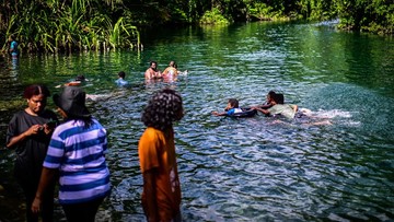 Ada Wisata Kali Sembra di Sorong Selatan, Ini Potretnya