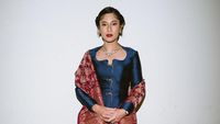 7 Gaya Artis dengan Busana Nusantara di FFI 2024, Prilly Anggun Berkebaya
