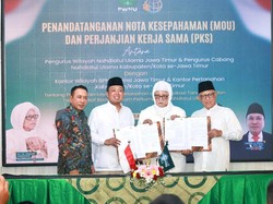 Kementerian ATR/BPN dan PWNU Jatim Teken MoU soal Sertipikasi Tanah Wakaf