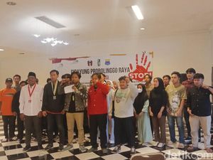 Puluhan Mahasiswa Probolinggo Raya Deklarasi Tolak Politik Uang