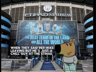 Meme Ragam Reaksi Pep Guardiola Teken Kontrak Baru di Man City