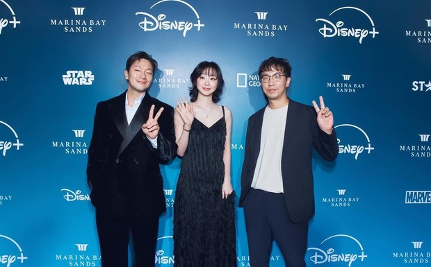 Pemeran dan sutradara Nine Puzzles di Disney Content Showcase APAC Singapura/Foto: Instagram @disneyplussg
