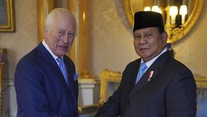 Potret Prabowo Bertemu Raja Charles III di Istana Buckingham